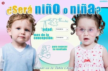 Saber si sera nino o nina en tu telefono movil