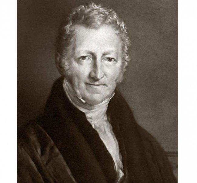 THOMAS ROBERT MALTHUS: Economista, demógrafo y clérigo británico (1766-1834)