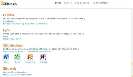Revisión de cómo debe un administrador configurar los servicios que tiene  disponible Microsoft Office 365, en este caso Lync y SharePoint para su  funcionamiento