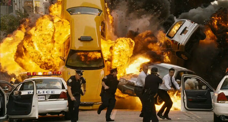 Avengers Car Explosion