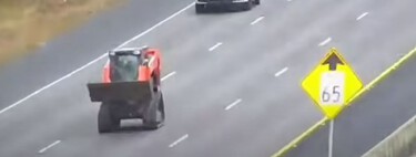 La persecución más lenta de la historia: roba una miniexcavadora, embiste a la policía y escapa a 19 km/h por autopista hasta que lo cosieron a balazos 
