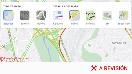 Cómo ver en Google Maps el estado del tráfico, las calles cortadas y los radares