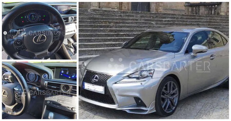 Tecnología híbrida con un toque deportivo en este Lexus IS 300h F-Sport que cuesta 19.000 euros