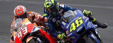 MotoGP está preparando un documental para rememorar el décimo aniversario de la "patada" de Valentino Rossi a Marc Márquez 